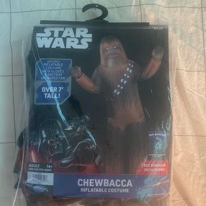 Star Wars Chewbacca Chewy Costume Inflatable Adult Fan Included